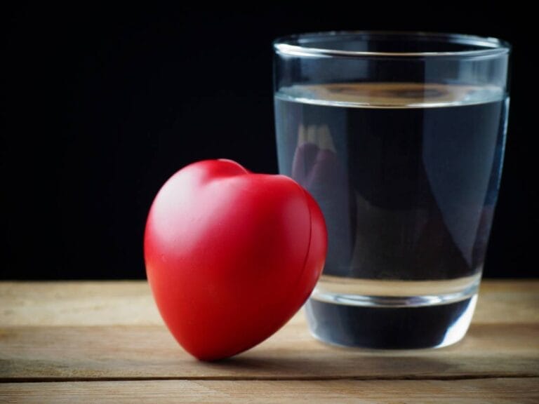 Serce i woda. Obrazek w artykule Zawartość wody w organizmie: jak ją kontrolować?